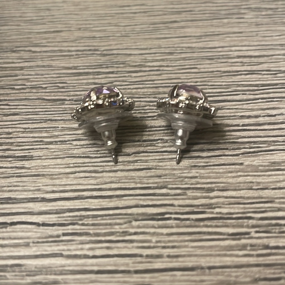Sterling Silver Swarovski Halo Jewelry Set - Picture 10 of 15
